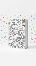 Customizable Coloring Book with Name Pages