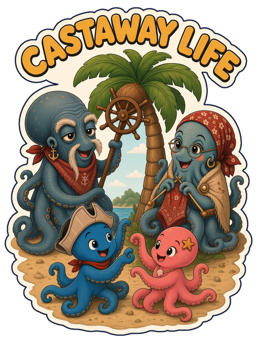 Castaway Life Toddler Tee