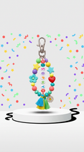 Personalized Purse Accessory with Bold Charms