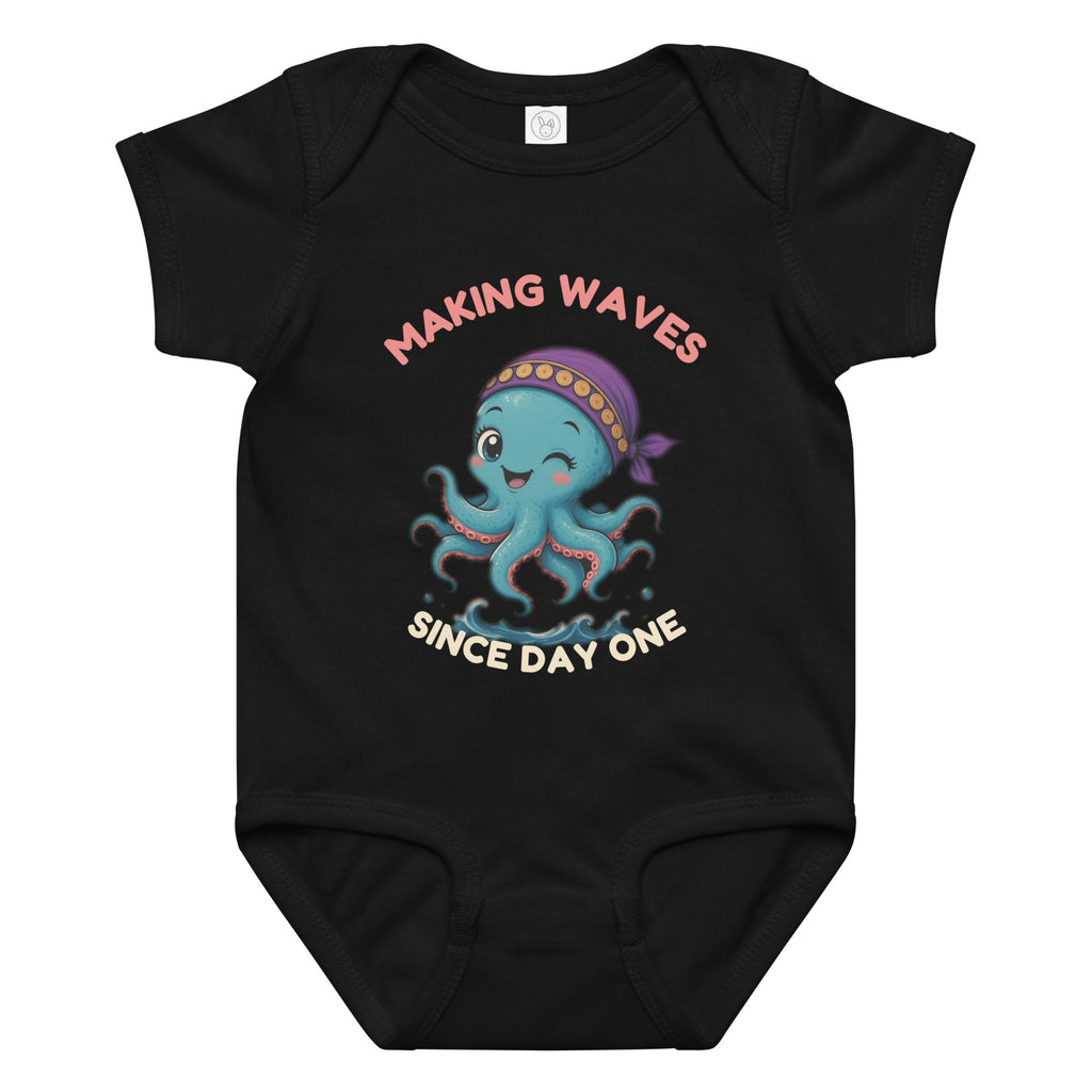 Making Waves Since Day One Krakenet Onesie