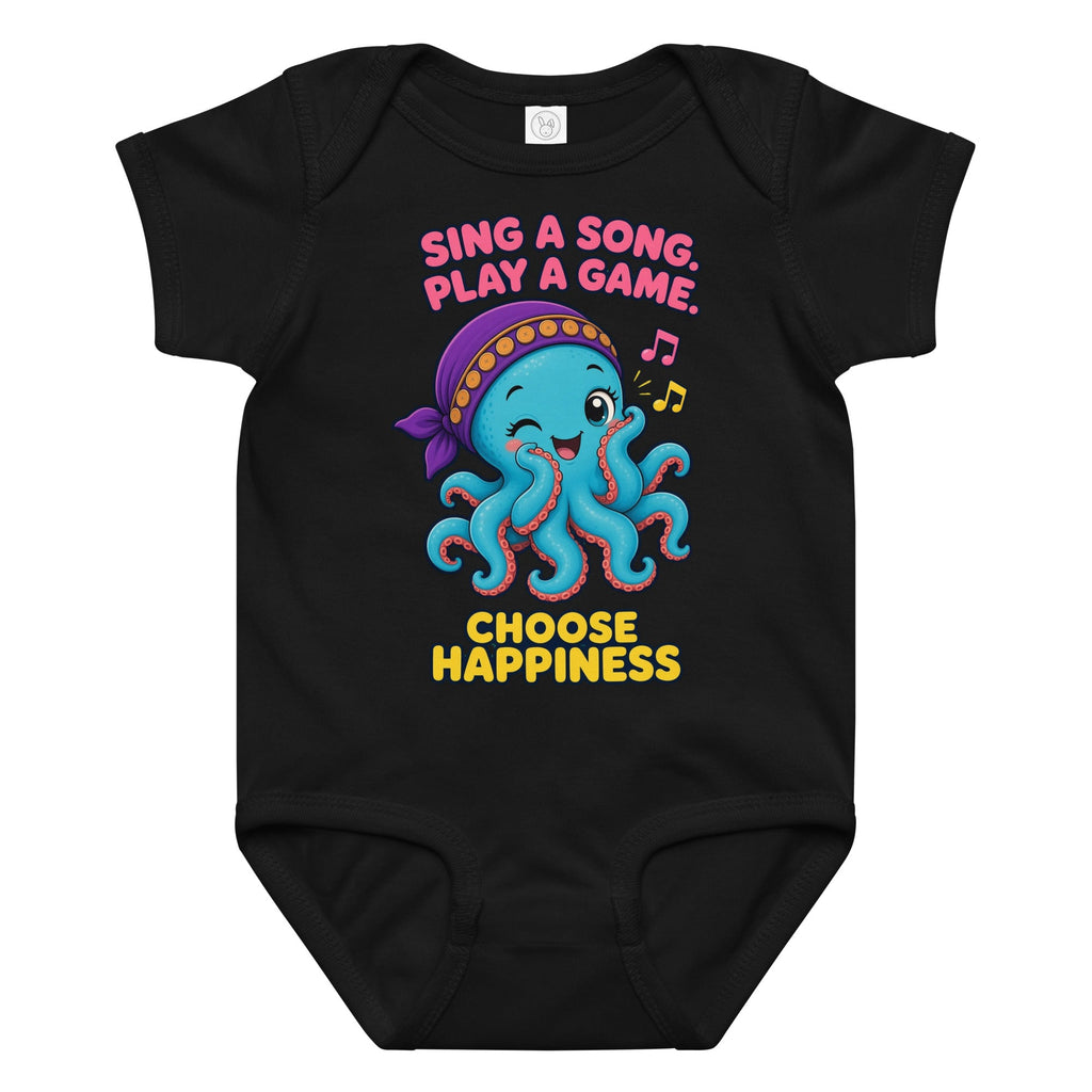 Sing a Song Play a Game Choose Happiness Krakenet Onesie