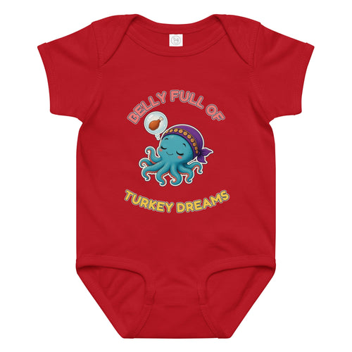 Belly Full of Turkey Dreams Krakenet Onesie