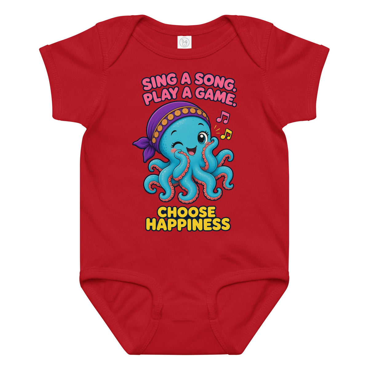 Sing a Song Play a Game Choose Happiness Krakenet Onesie