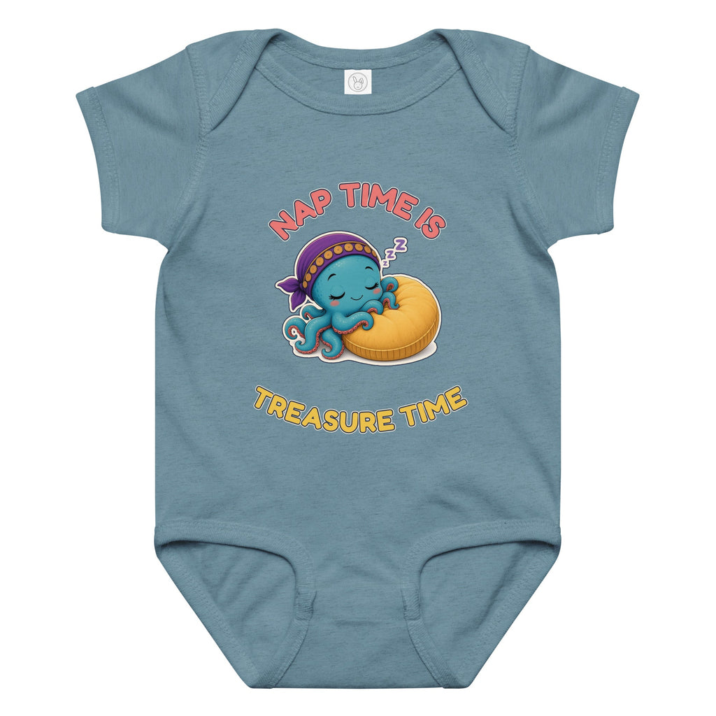 Nap Time Is Treasure Time Krakenet Onesie
