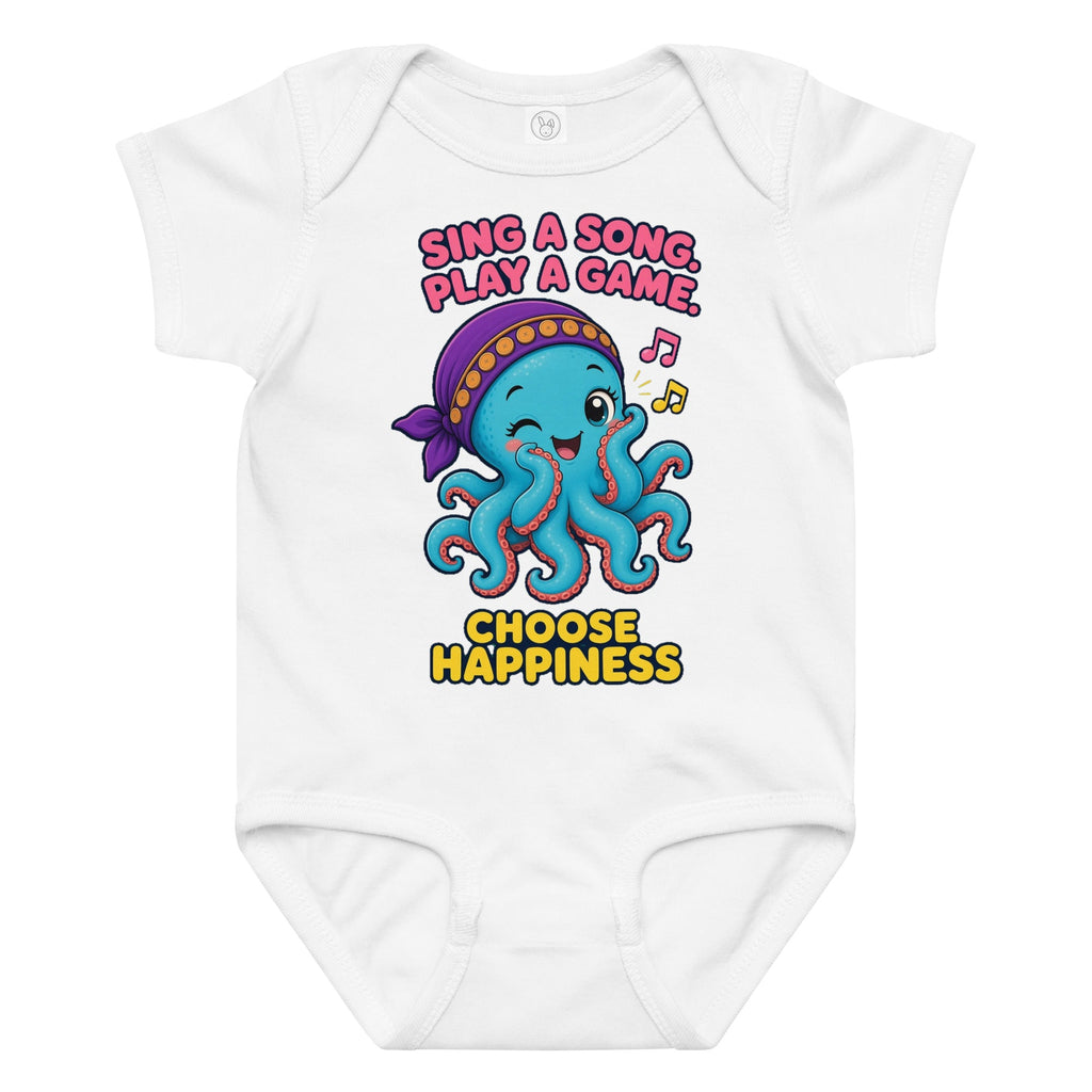 Sing a Song Play a Game Choose Happiness Krakenet Onesie
