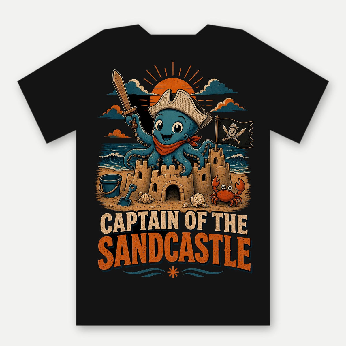 Captain of the Sandcastle Kids Tee