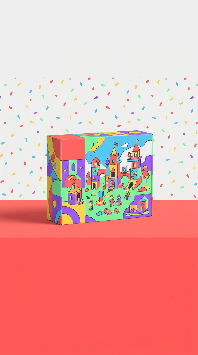 Imaginative Playset Box with Mix-and-Match Props