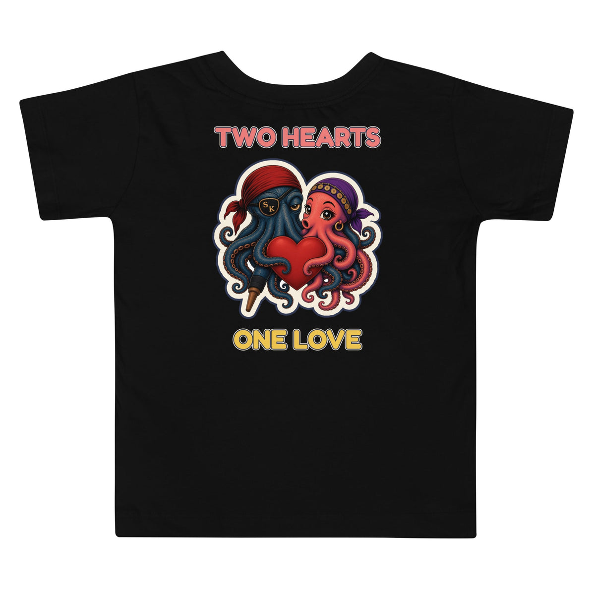 Two Hearts, One Love Toddler Tee