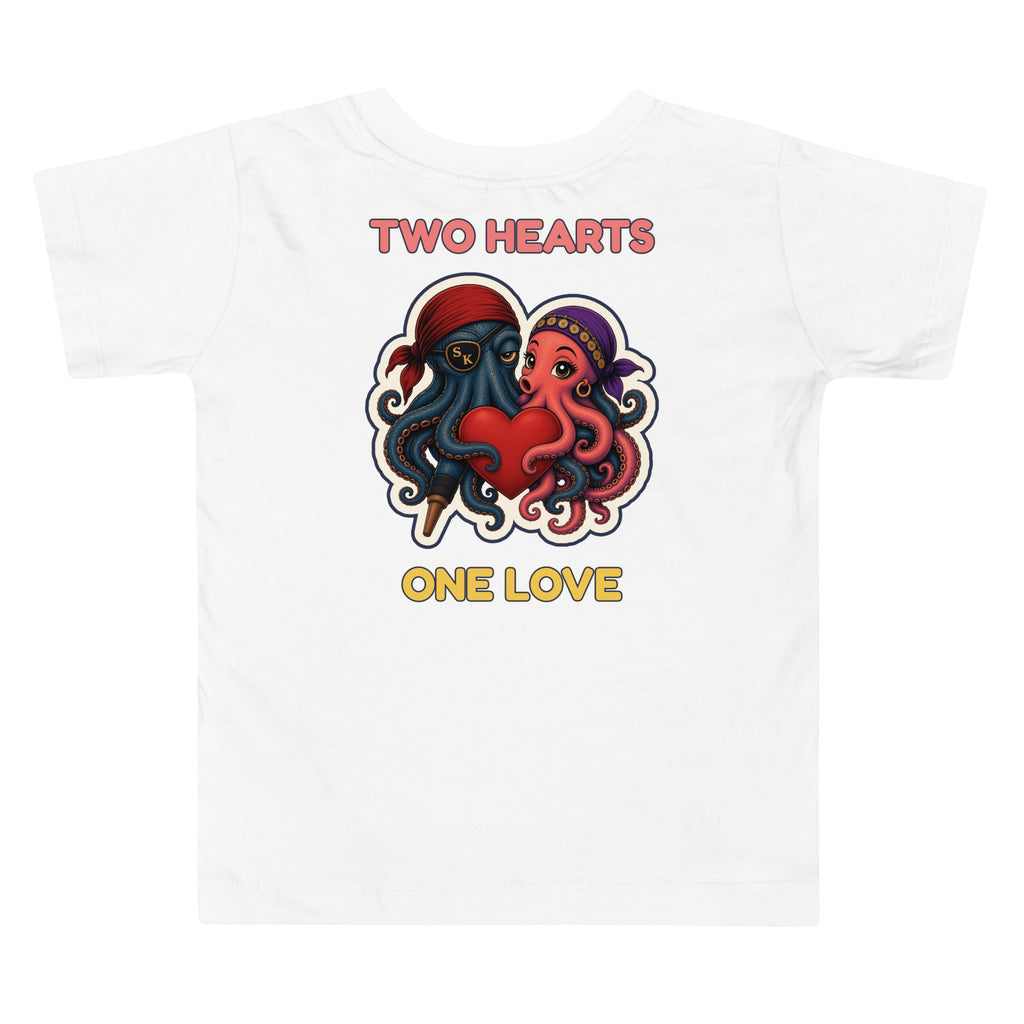 Two Hearts, One Love Toddler Tee